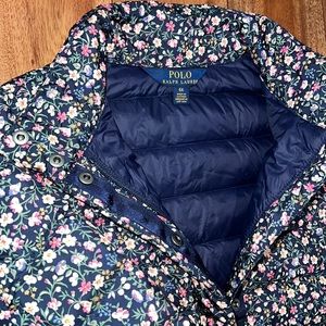 Ralph Lauren Polo floral puffer